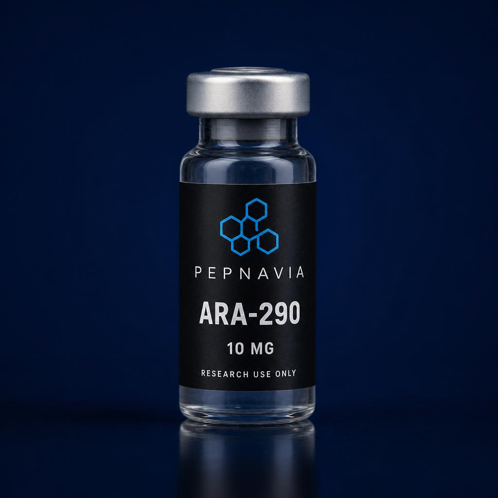 ARA-290 10 mg — vial med PEPNAVIA-etikett, endast för forskningsbruk