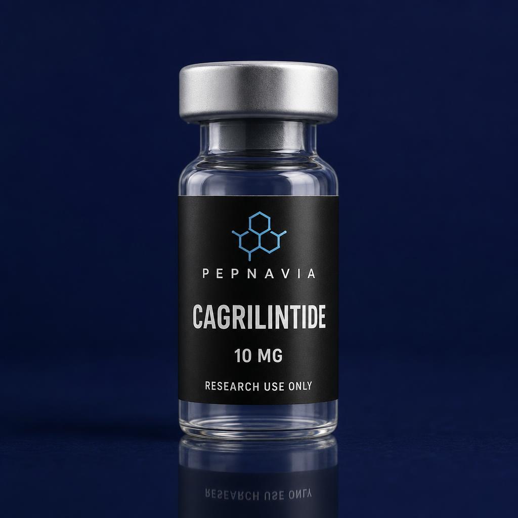Cagrilintide 5 mg — vial med PEPNAVIA-etikett, endast för forskningsbruk