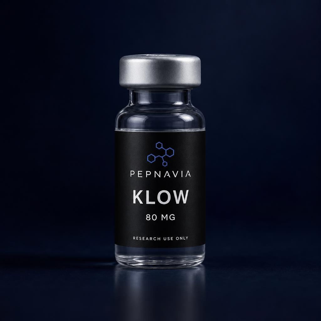 KLOW 80 mg 80 mg — vial med PEPNAVIA-etikett, endast för forskningsbruk