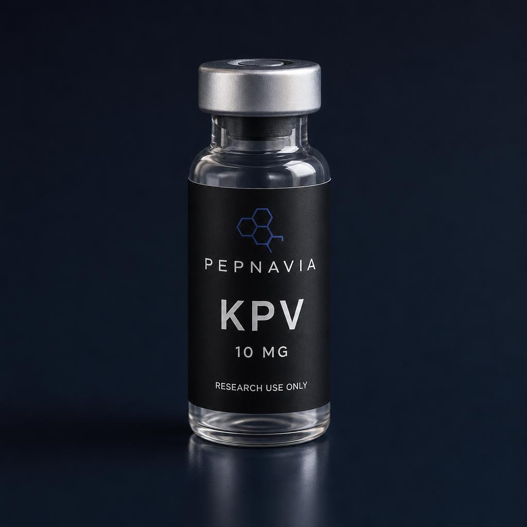 KPV 5 mg — vial med PEPNAVIA-etikett, endast för forskningsbruk