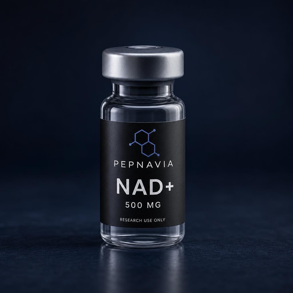NAD+ 100 mg — vial med PEPNAVIA-etikett, endast för forskningsbruk