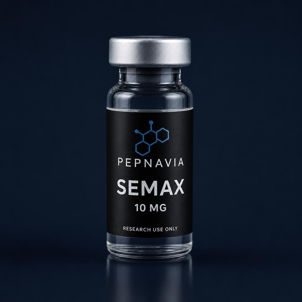 Semax 5 mg — vial med PEPNAVIA-etikett, endast för forskningsbruk